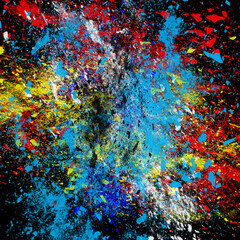 Obraz na płótnie Canvas Big Bang abstract