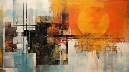 a horizontal abstract watercolor, painting full color, background for display, Decor-themed in a JPG format. Generative AI