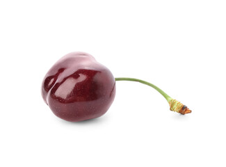Sweet cherry on white background