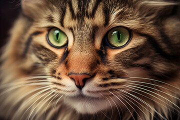 International cat day. 8 August, cute cats, small kitty, beautiful, little pet, animals, true friend, pretty and funny, gentle, fluffy, playful, shorties. Generative AI