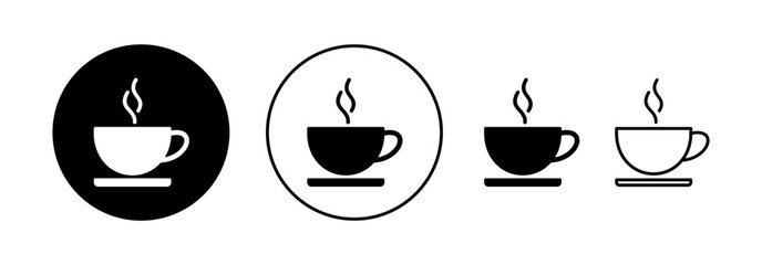 coffee cup icon vector for web and mobile app. cup a coffee sign and symbol