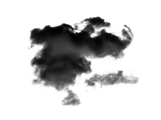 black cloud on  transparent png