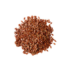   flax seeds isolated on   transparent png - obrazy, fototapety, plakaty