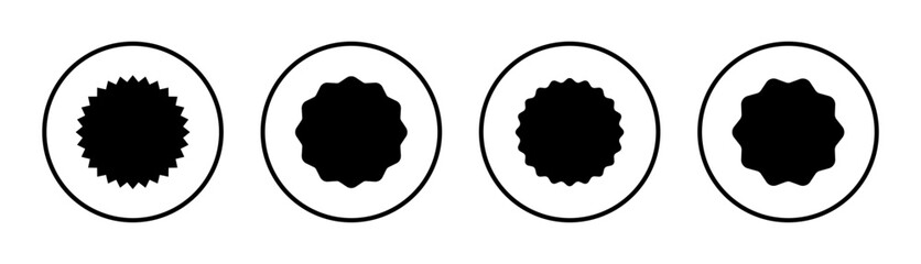 Badge icon set illustration. Awards icon vector. Achieve sign and symbols