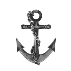  anchor with chains transparent png © Marcos