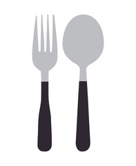 Kitchen utensil fork and spoon