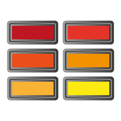 Rectangular multicolored buttons. Vector illustration. Stock image.