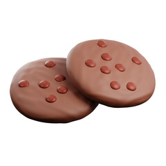 Delicious and freshly baked cookies in a variety of mouthwatering flavors. Explore the delectable assortment of 3D cookie illustrations, perfect for bakeries, recipe blogs, and sweet treat enthusiasts