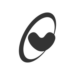 love logo template. Icon Illustration Brand Identity. Isolated and flat illustration. Vector graphic