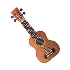 Obraz na płótnie Canvas Acoustic guitar, wood material