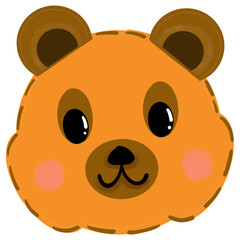 Orange bear