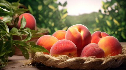 new peach crop. Generative Ai. 