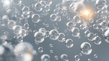 water drops on a glass. Generative Ai. 