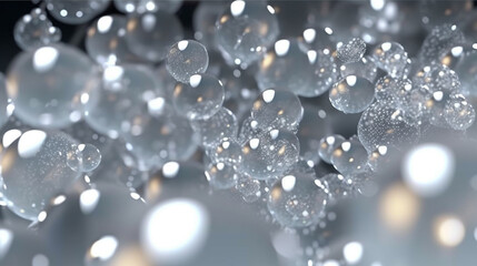 Fototapeta premium drops of water. Generative Ai. 