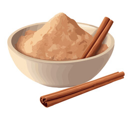 Healthy gourmet seasoning cinnamon icon