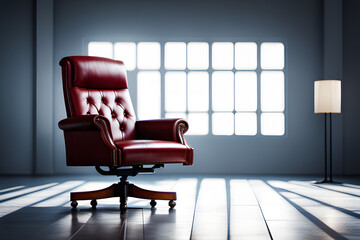 modern interior with armchair and chairs  created using AI Generative Technology