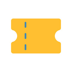 Coupon flat icon for discount, commerce and shopping, voucher, promo, offer, sale logo