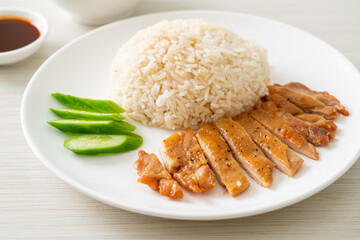 Grilled Chicken with Steamed Rice