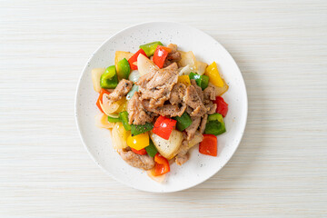 Stir Fried Pork with Black Pepper