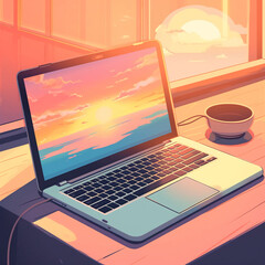 Modern Workspace: Laptop on Desk
Generative AI