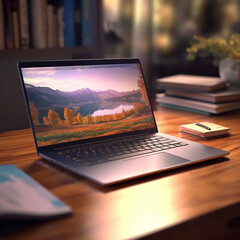 Modern Workspace: Laptop on Desk
Generative AI