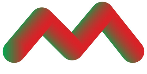 Christmas gradient line