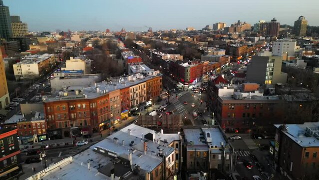 Aerial Shot of Flatbush at Twighlight Hours - Pt. 2