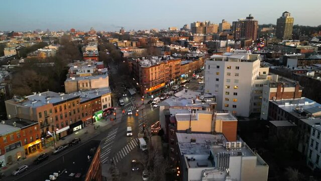 Aerial Shot of Flatbush at Twighlight Hours - Pt. 3