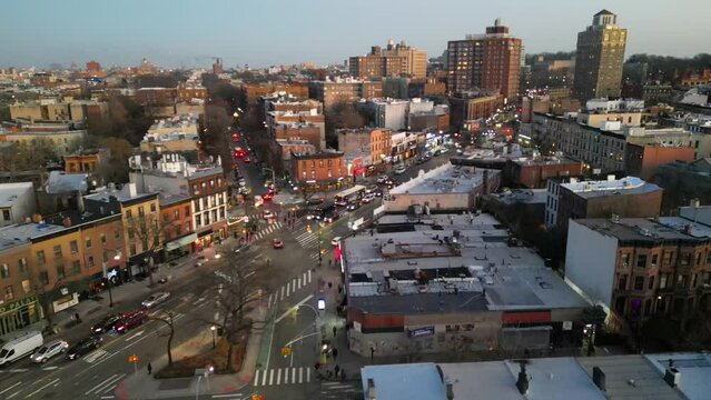Aerial Shot of Flatbush at Twighlight Hours - Pt. 4