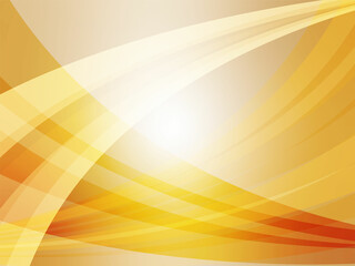 webやポスターで使えるテクノロジーをイメージしたライトカラーの波形抽象背景素材_オレンジゴールド