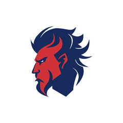 simple gaming monster company logo vector illustration template design