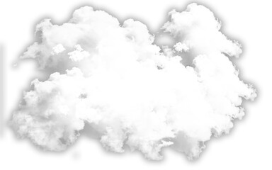 Obraz premium Cloud png, cloud transparent background, white smoke on black background, 3d cloud illustration wallpaper,