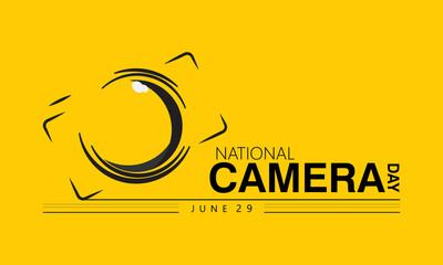 national camera day good for national camera day celebration. Vector illustration
