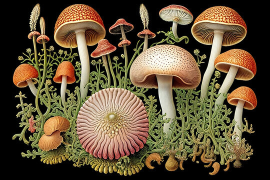 Fungal Botanicals: Inspired by Haeckel and Merian