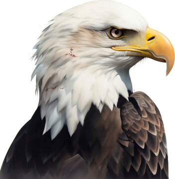 Eagle watercolor painting png