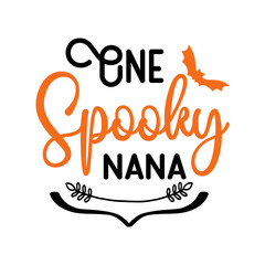 One spooky nana SVG 