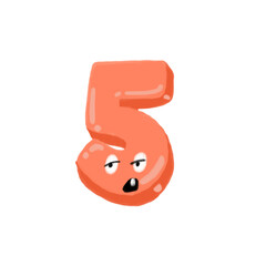 five number chracter 