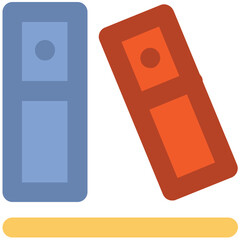 Flat icon design of arch files 