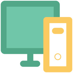 Flat rounded icon of graph 