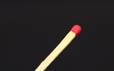 matches on a black background