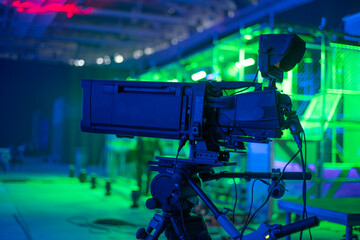 studio camera at the concert.