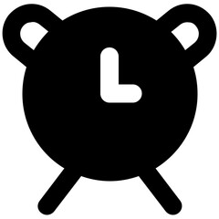 Obraz premium A handy flat icon of alarm clock 