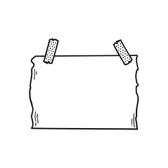 Paper Handdrawn Outline