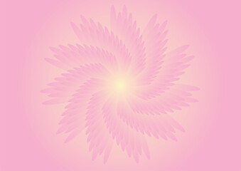abstract background with pink twirl flowers
