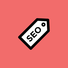 Download flat rounded icon of SEO tag 