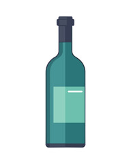 Wine bottle icon symbolizes celebration and luxury