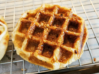 Homemade Belgian Waffle are super crisp, light as a feather inside and so scrumptious Perfect breakfast or brunch.