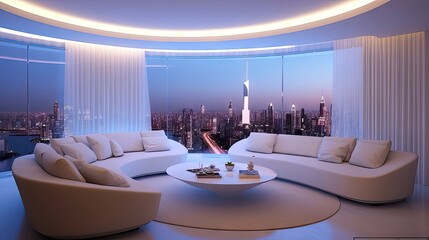 Serenity in the Metropolis: A Futuristic Living Room Experience 2. Generative AI