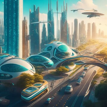futuristic city of oppertunity