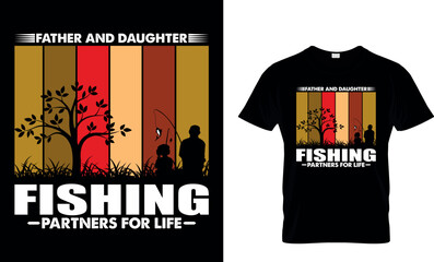 father and daughter fishing partners for life